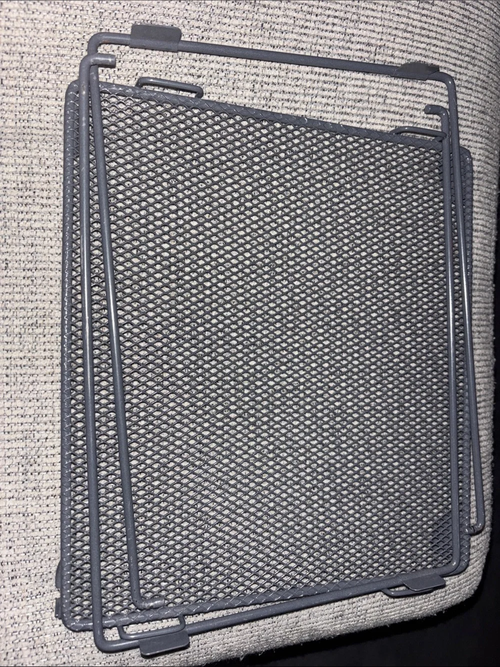 Black Metal Mesh locker Organizer